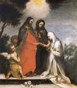 Francesco Vanni The marriage mistico of Holy Catalina of Sienna oil painting artist